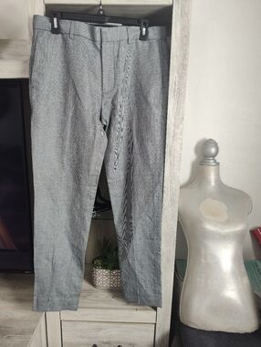 Club Monaco Black Pinstripe Slim Fit Pants Men's SZ 32 * 32